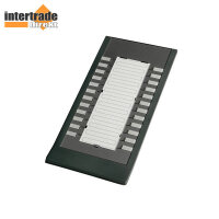 Aastra 74x4 IP Tasten Panel, dunkelgrau