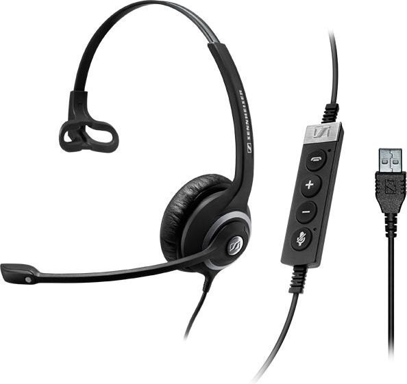 Sennheiser SC 230 USB CTRL II - USB Headset mit Kopfbügel, monaural, In-Line Call Control
506480 / 506482
