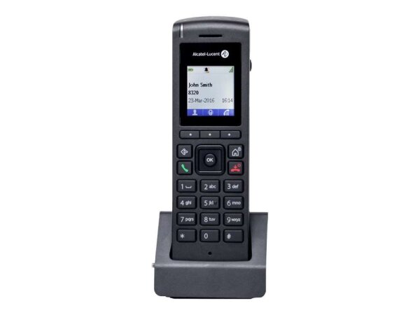 Alcatel Lucent 8212 DECT-Mobilteil Set
inkl. Akku, Tischladestation und Netzteil EU
3BN07004AA