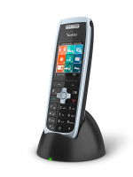 Funkwerk DECT Handset D11 Set inkl. Ladeschale, Black...
