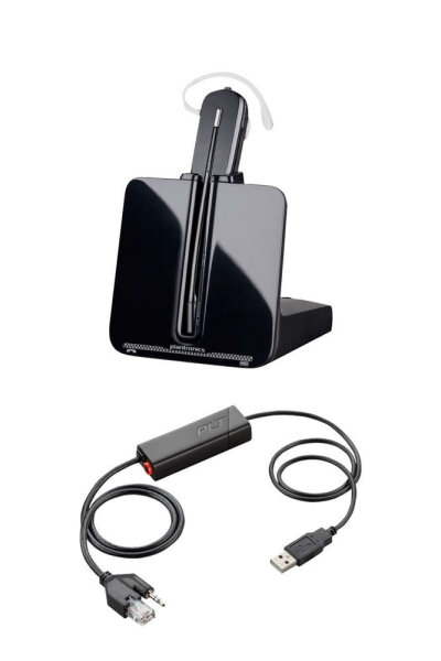 Plantronics DECT Headset CS540 inkl. EHS-Ad. APU-76 (USB Adapter)
84693-02 + 211076-01