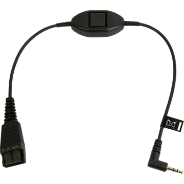 JABRA Kabelunterteil QD auf 2,5mm Klinke m. Rufannahmetaste
8800-00-55